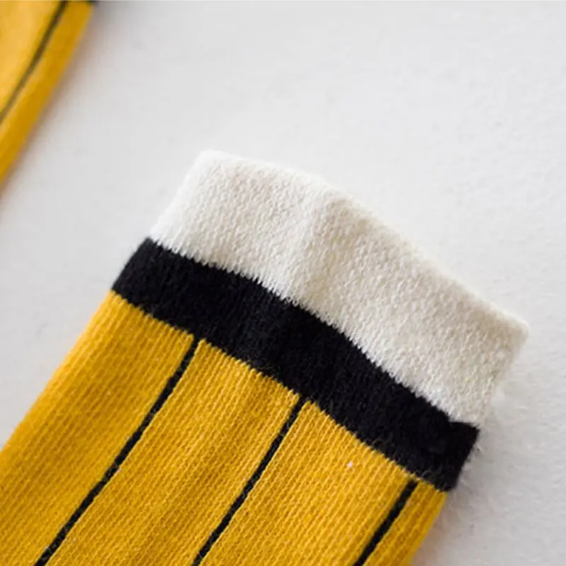Infant Toddler Soft Pencil Pattern Cotton Knee Socks Kids Baby Girl Boy Child Tube | Мать и ребенок