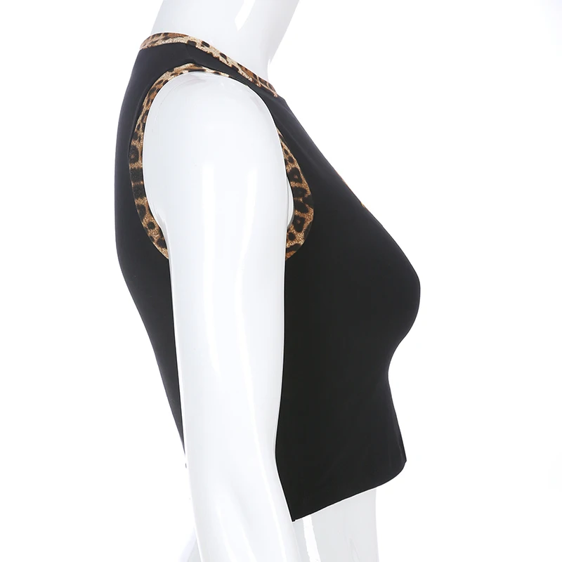 Женский укороченный топ с вышивкой дракона леопардовая футболка в китайском