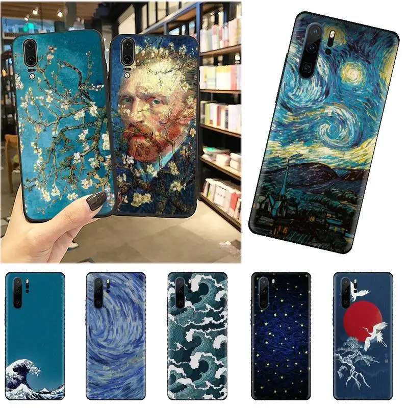 

art aesthetic van Gogh painting Phone Case For Huawei honor Mate mate P 10 9X 10i 20 30 40 y7 pro p smart 2019 lite