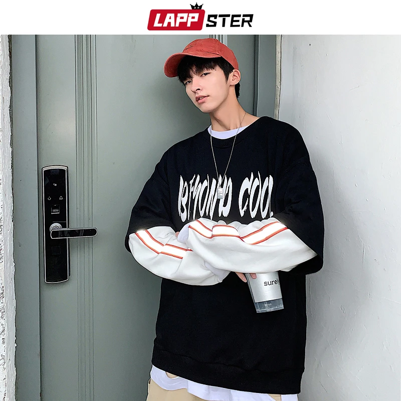 Мужская толстовка с капюшоном LAPPSTER черная Светоотражающая Толстовка в стиле