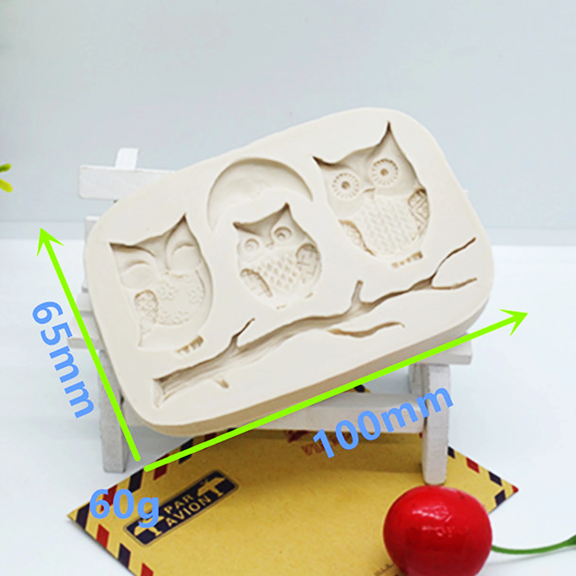 Luyou 1 шт. Совы Fondant силиконовые формы для украшения торта инструменты торт ко дню