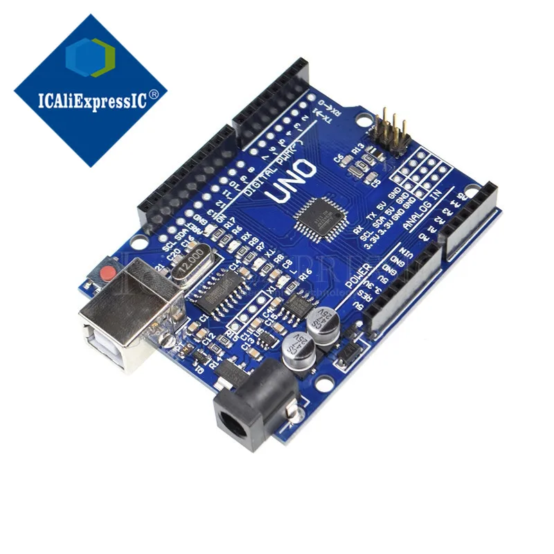1 шт. UNO R3 MEGA328P CH340G для Arduino совместимый нет USB кабель Мега 2560 высокого качества