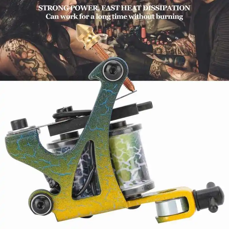 

New Professional Coils Tattoo Machine Alloy Liner Shader Tattoo Device Body Art Tattoo Tool Stable Performance Fast Speed