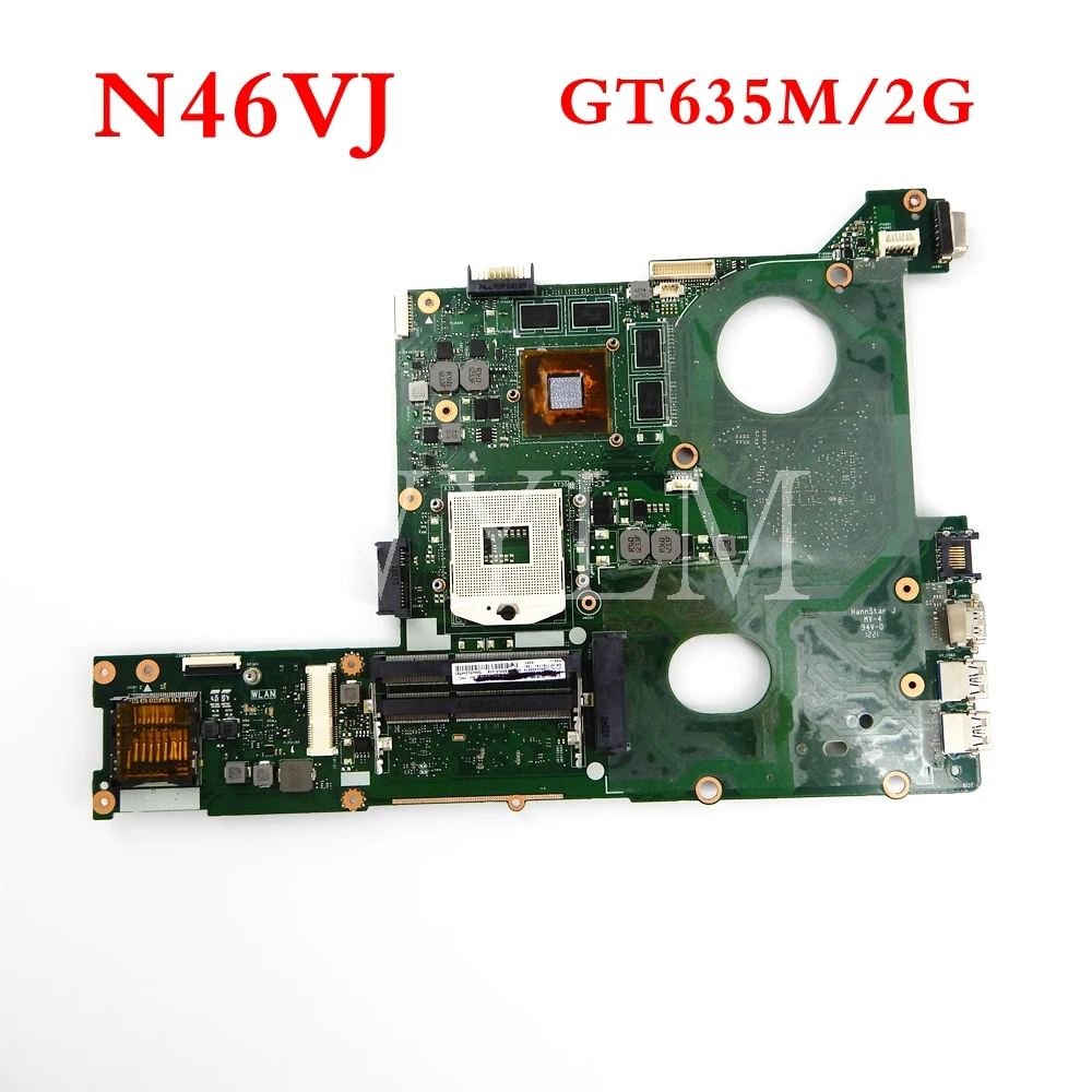 

N46VJ / GT635M/2G mainboard REV2.3 For ASUS N46V N46VJ N46VM N46VZ N46VB laptop motherboard Tested Working