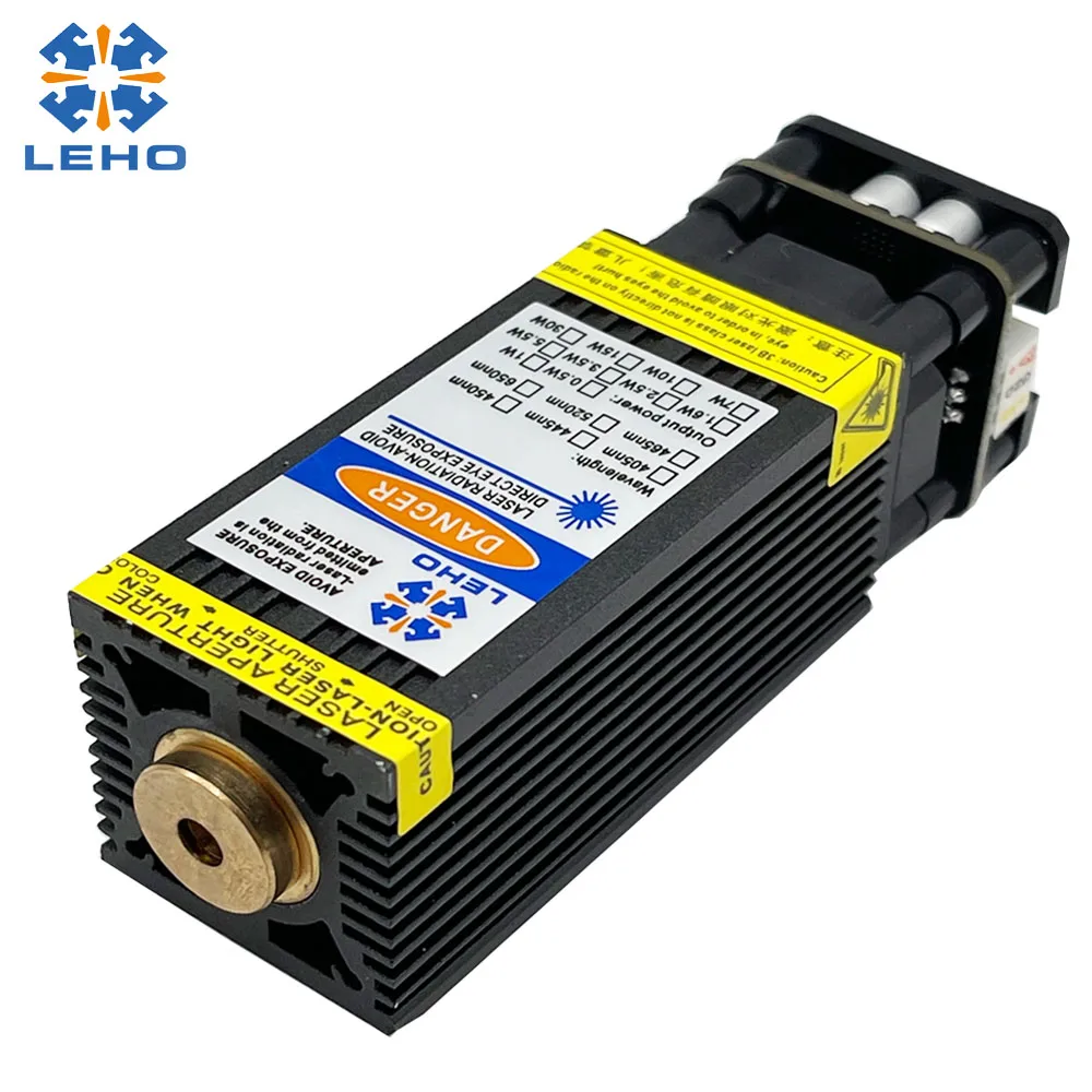 

LEHO Laser Head Laser Module 15WCNC Laser Fixed Focus Fast Engraving With PWM TTL For CNC3018 3018PRO 6550 5040