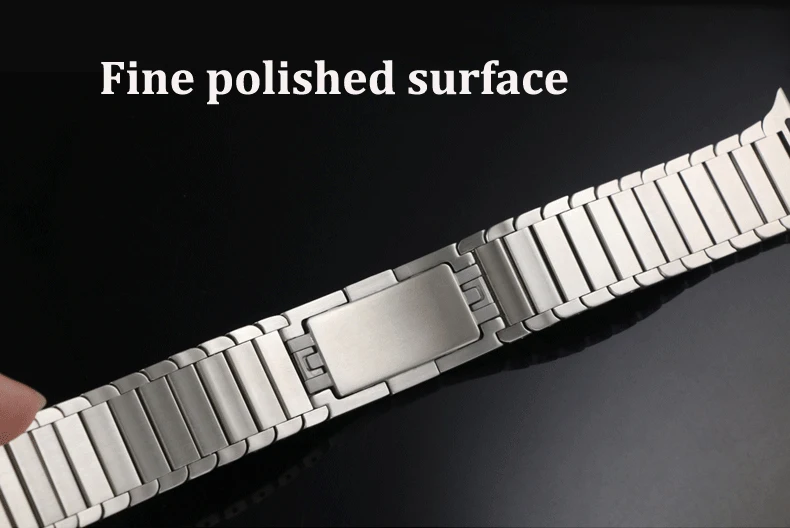 Браслет со звеньями для apple watch band 42 мм 38 мм apple watch 4 iwatch belt 44 мм 40 мм 3 2 1 металлический ремешок из нержавеющей стали