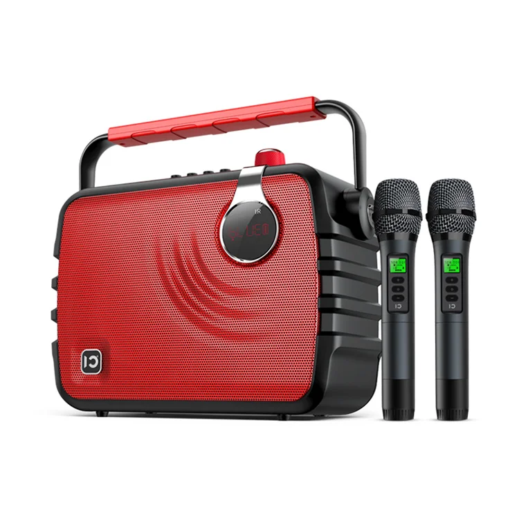 

SD-K6 70w Double UHF BT PA Outdoor Portable Bluetooth Karaoke Speakers 2021 With Microphone