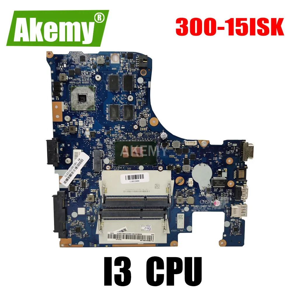 15 6-дюймовый ноутбук для Lenovo 300-15ISK материнская плата BMWQ1 BMWQ2 NM-A481 CPU i3 6100U GPU R5 M330 2G 100%