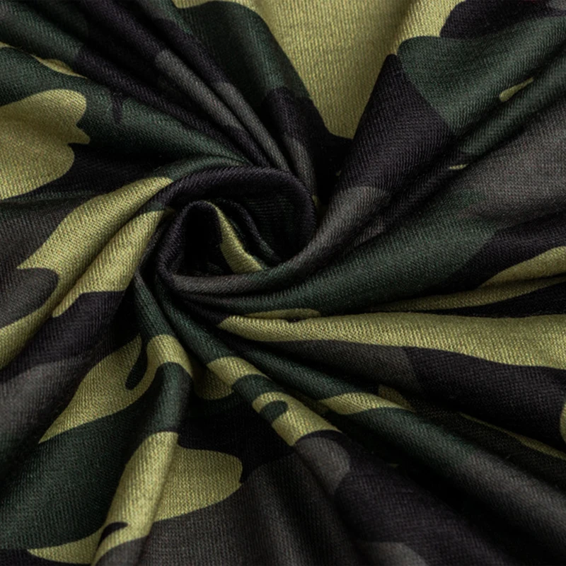 

Spring Autumn Bottoming T Shirt for Women 2021 New Camouflage T Shirt Women Strapless Full Sleeve Knitted Oversize Top