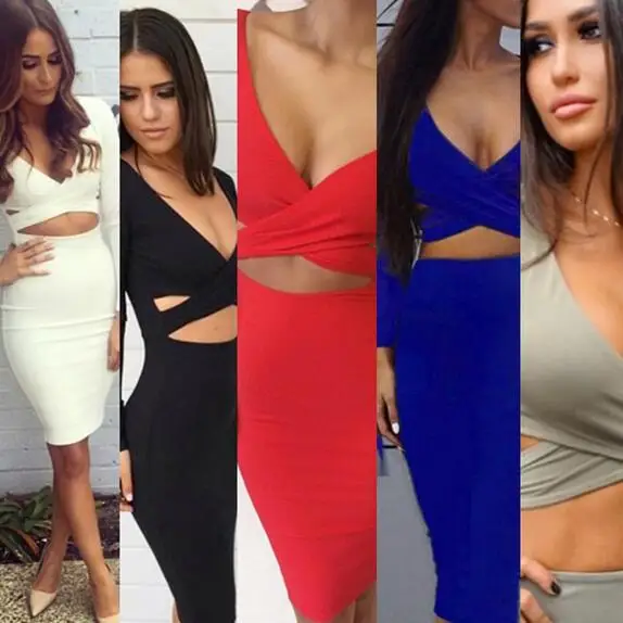 Красное черное белое с длинными рукавами эластичное хлопковое теплое вечернее