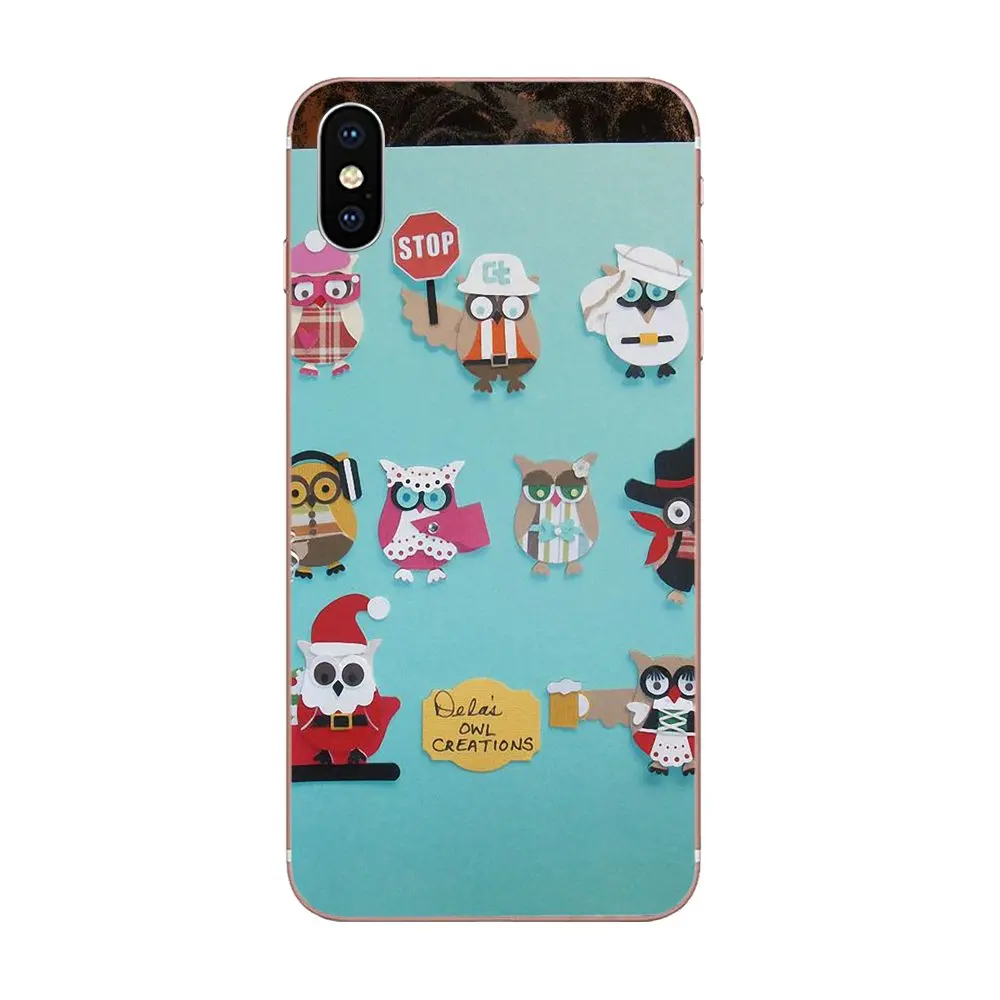 Для huawei Honor mate 7 7A 8 9 10 20 V8 V9 V10 G Lite Play Mini Pro P Smart TPU Дизайн телефон Сова с очками |