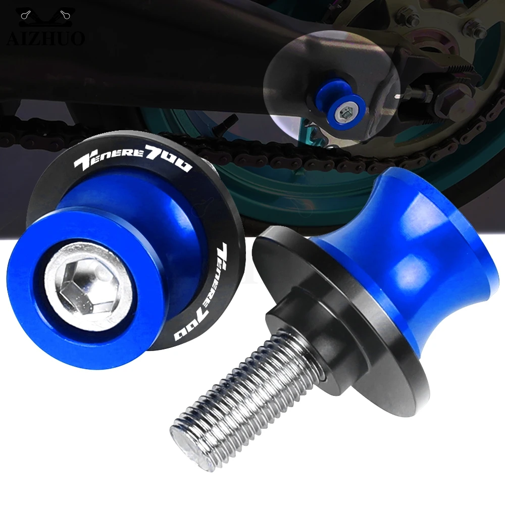 

Винты-подставки для мотоцикла 6 мм для YAMAHA TENERE700 2019 2020 2021 Tenere700, катушки-слайдеры TENERE 700 с логотипом CNC из алюминия