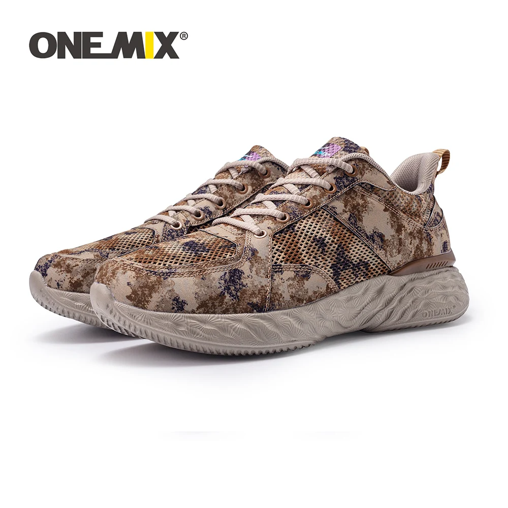 ONEMIX Men Running Shoes Marathon React Breatahble Running Shoes Athletic Trainers Sports Shoes Outdoor Women Walking Sneakers