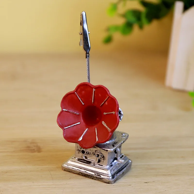 Держатель для карт и фотографий металлический держатель-подставка фото в форме