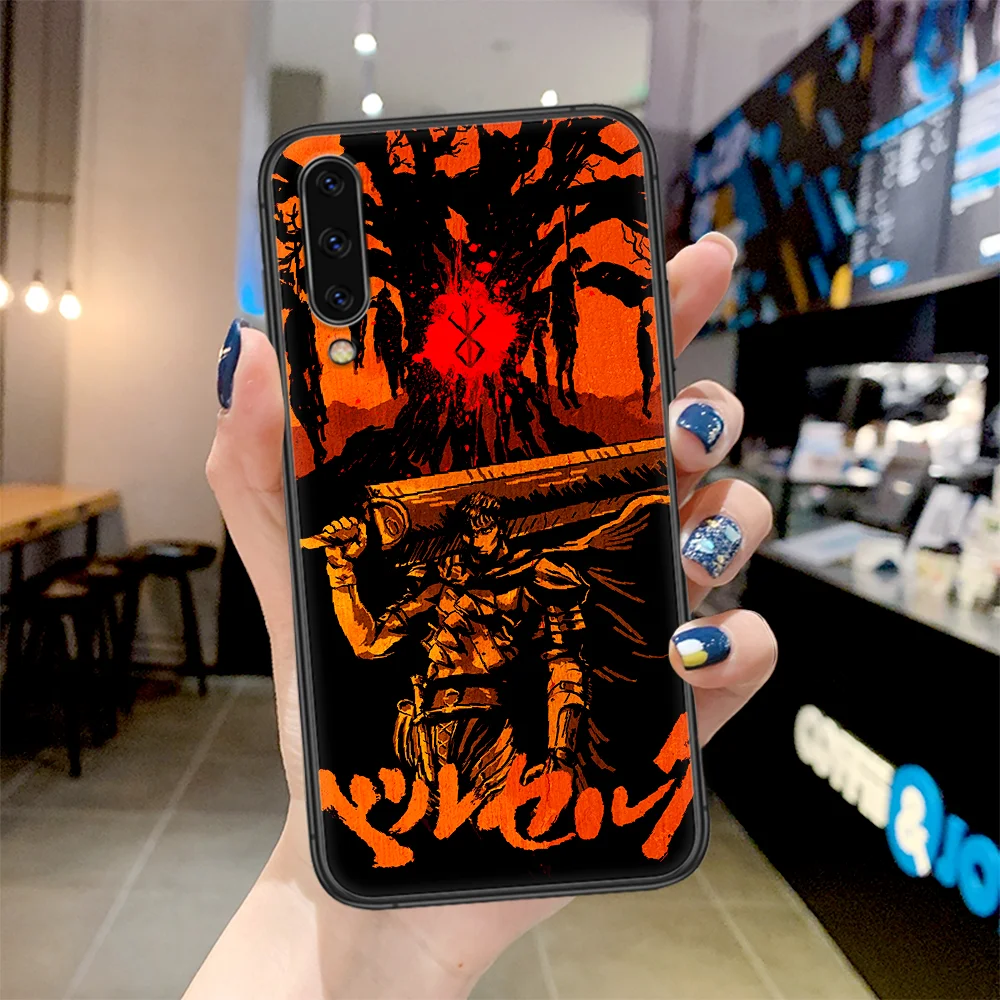 

Berserk Anime Phone Case For Samsung Galaxy A 3 5 7 8 10 20 20E 21S 30 30S 40 50 51 70 71 black Funda Pretty Waterproof Painting