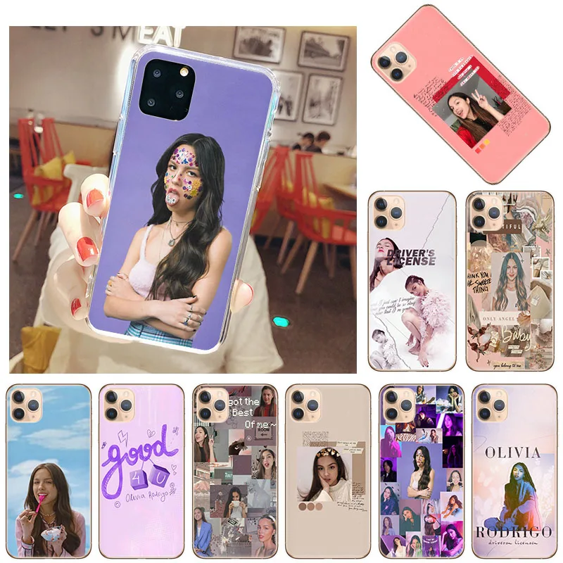

Olivia Rodrigo Phone Case For iPhone 13 Pro Max 11 12 Mini X XS XR Max 7 8 6 6S Plus SE2020 Clear Silicone TPU Soft Back Cover