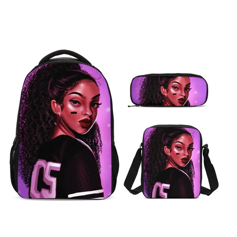 3 шт./компл. Портфолио для школы сумка маленьких мальчиков и девочек в стиле хип