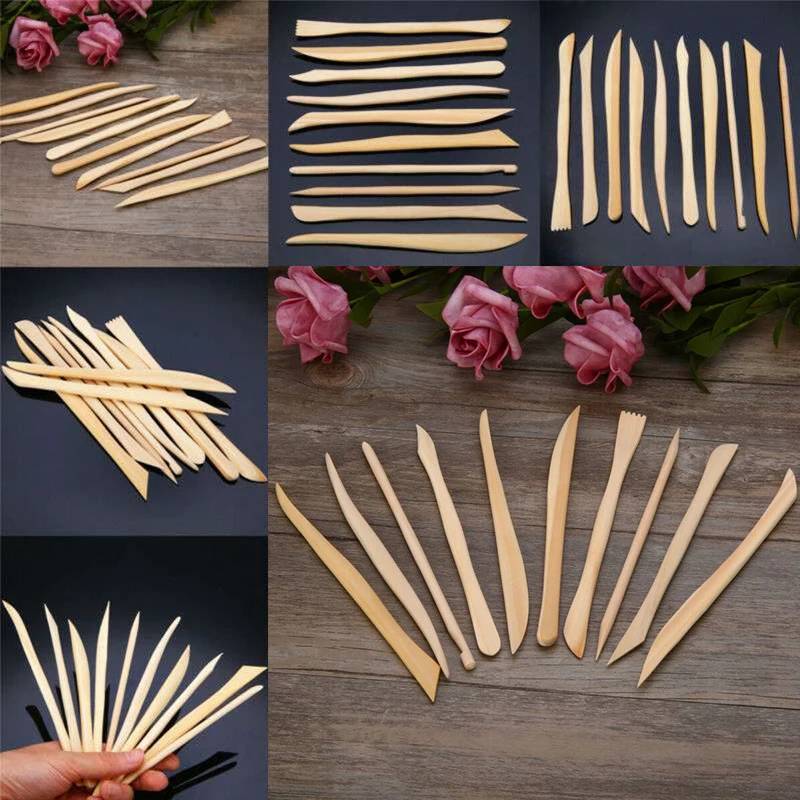 

Sculpting Pottery Sharpen DIY Tool 10Pcs Clay Modeling Polymer Tools