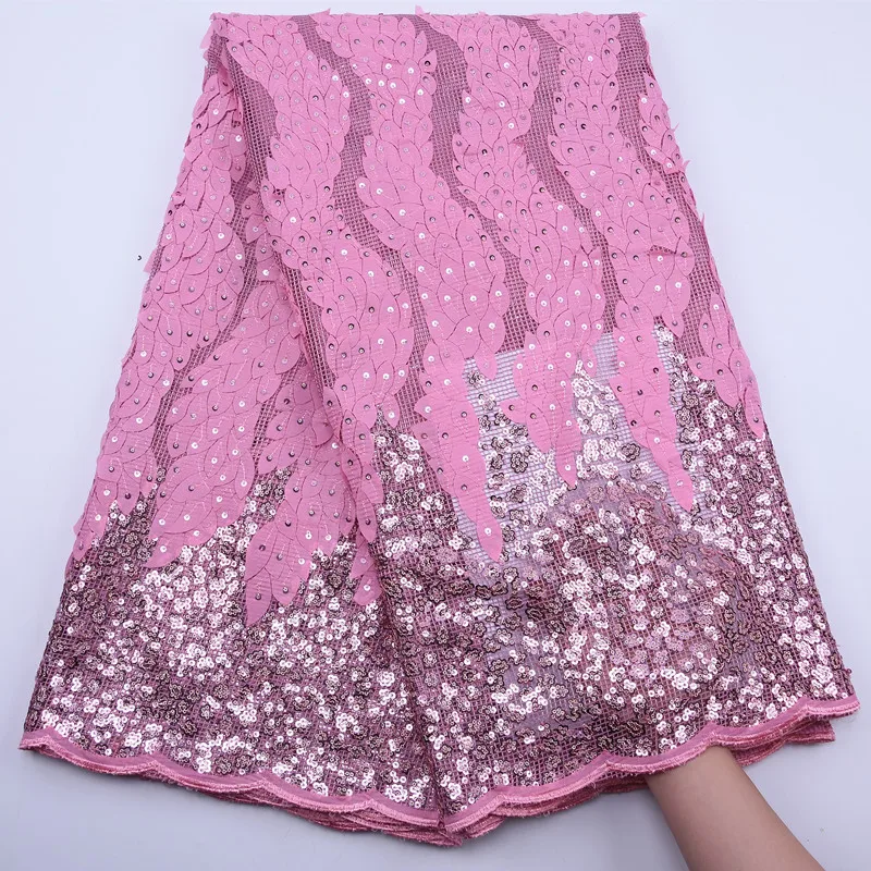 Африканская сетчатая гипюровая кружевная ткань 2020 Высококачественная