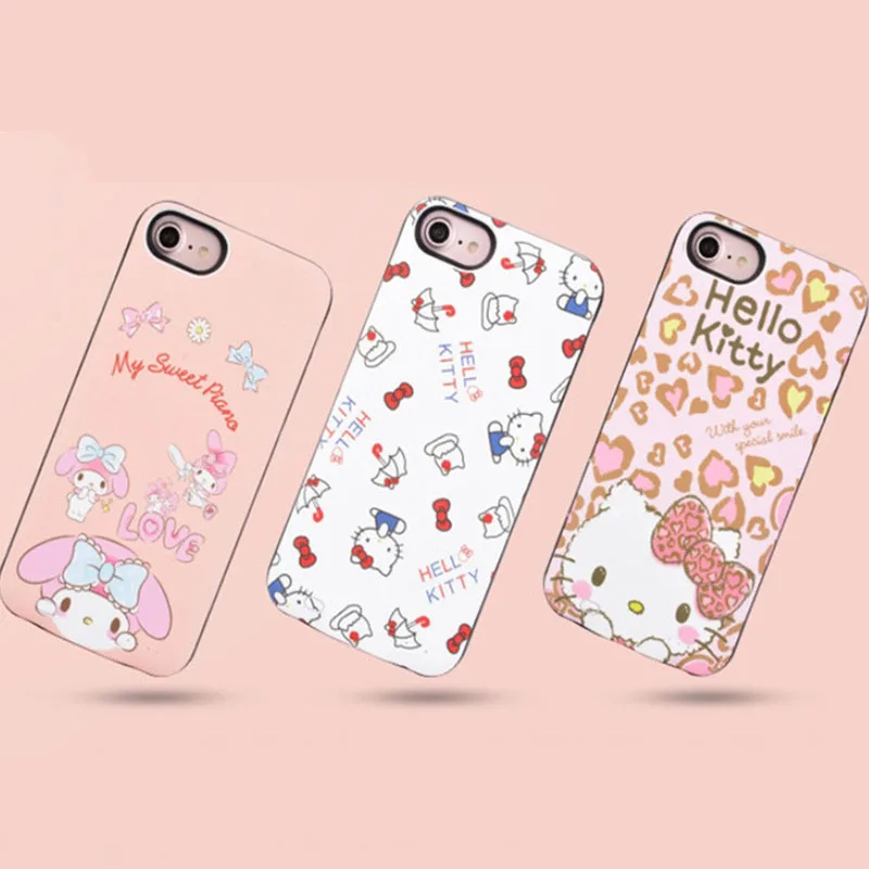 6000mAh зарядное устройство чехол для iphone x xs xr max 6plus 7plus зарядка мультфильм