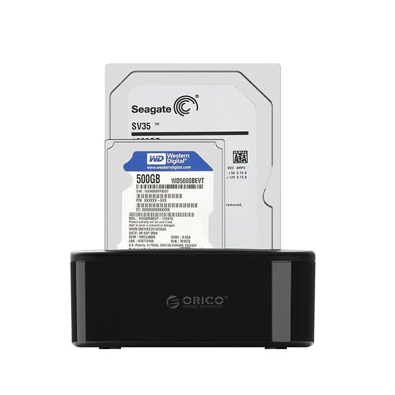 ORICO 6228US3 3 5 дюймов Dual Bay USB 0 для жесткого диска Sata Hdd Ssd чехол док-станция инструмент