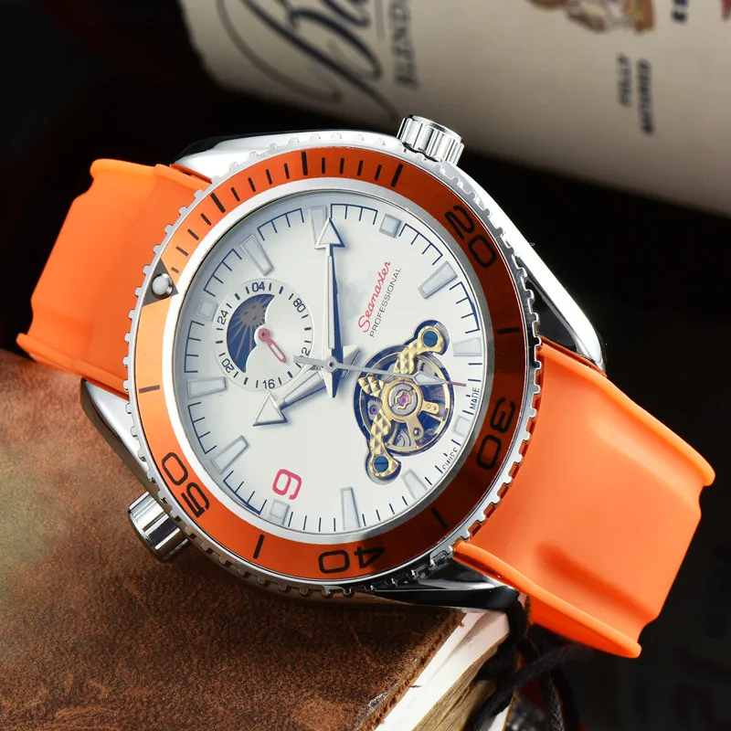 

O-mega Men's watch mechanical watch top brand luxury stainless steel contracted men's fashion timing men's sports watch 42mm