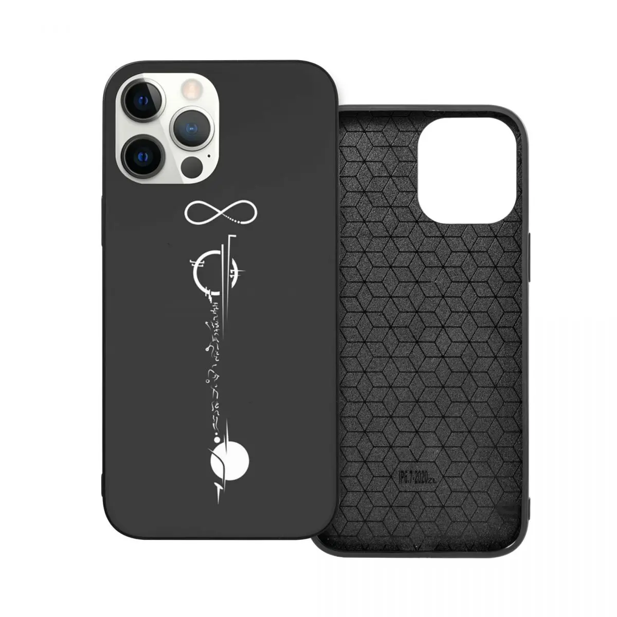 

Commander Tattoo White PC Glass TPU Phone Cover for iPhone 13 12 11 Xs Xr X Pro Max Mini 7 8 Se2 Plus 6 6S