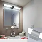 Светильник для ванной комнаты, 121622 Вт, с металлическим основанием, мягкий акриловый, теплый белый, для современного туалета, конструкция светодиодный светильник