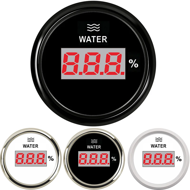 Датчик уровня воды 52 мм 190ohm уровень воды в резервуаре индикатор заряда аккумулятора жидкостный манометр для морской лодки яхты авто красный задний свет 9~ 32 В