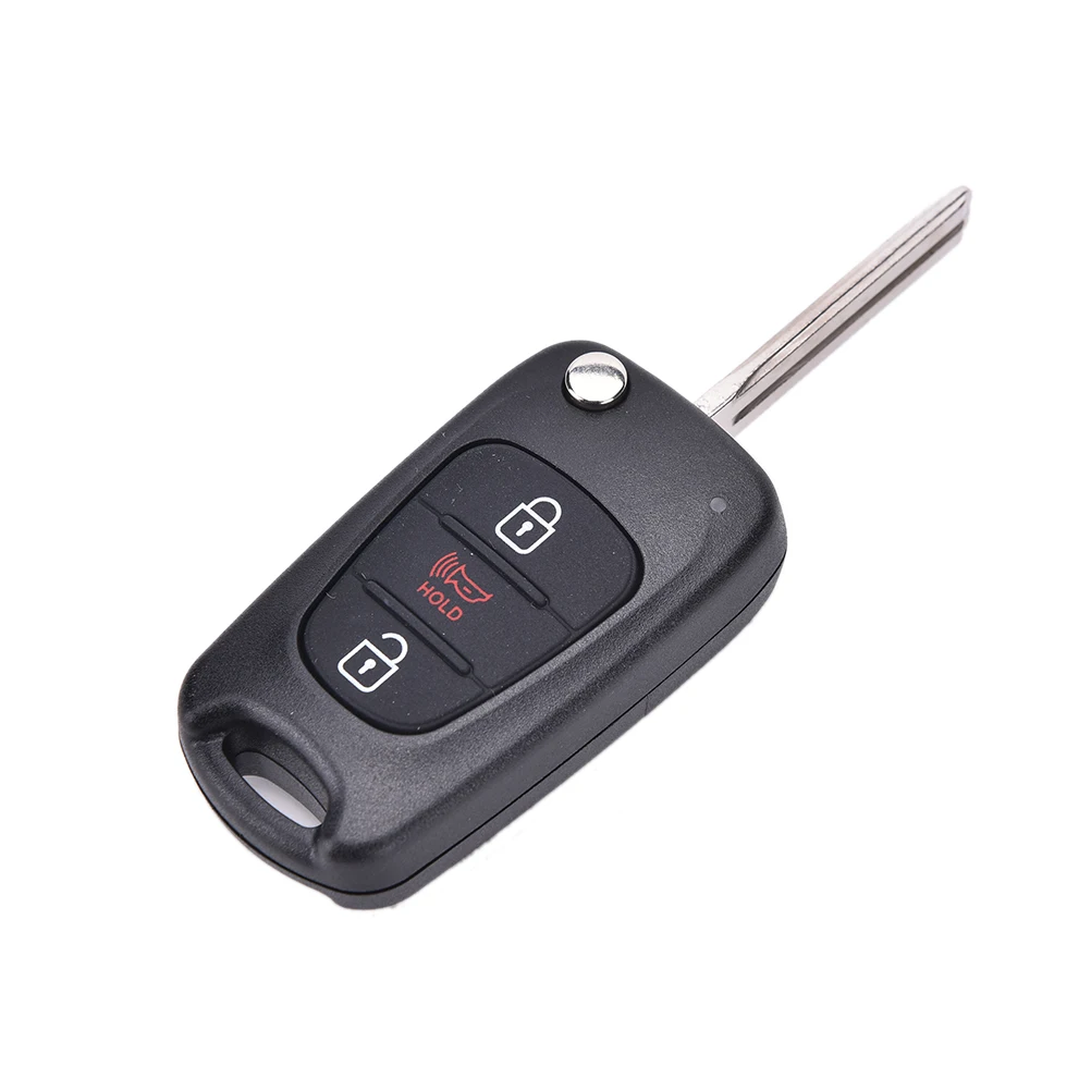 Новый 3 кнопки дистанционного складной корпус выкидного ключа Fob Shell для KIA Soul Rondo
