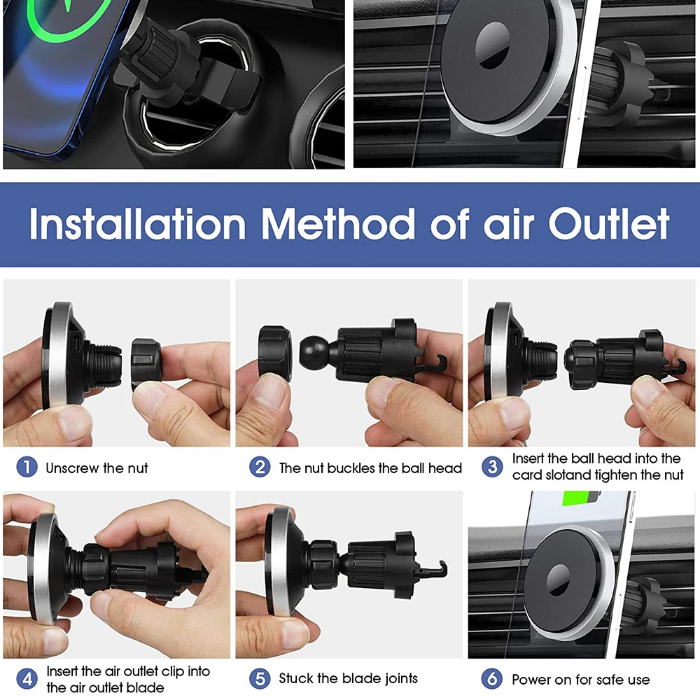 bonola qi 15w wireless car charger for iphone 13 12118 plussamsungxiaomi car smart phone charging holder 15w charger on car free global shipping