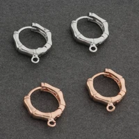 diy handmade 585 rose gold color earring hook jewelry accessories jewelry charms for earrings making supplies for jewelry