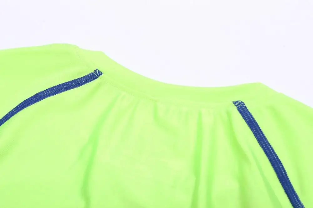 Мужская однотонная Спортивная футболка для бега с длинным рукавом облегающая