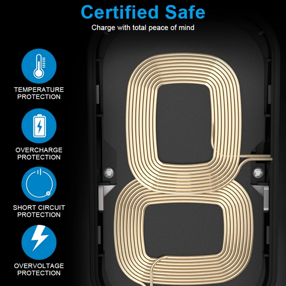 Qi Беспроводной Зарядное устройство быстрой зарядки стенд 7 5 W для iPhone XR/XS/Max/XS/X/8/8