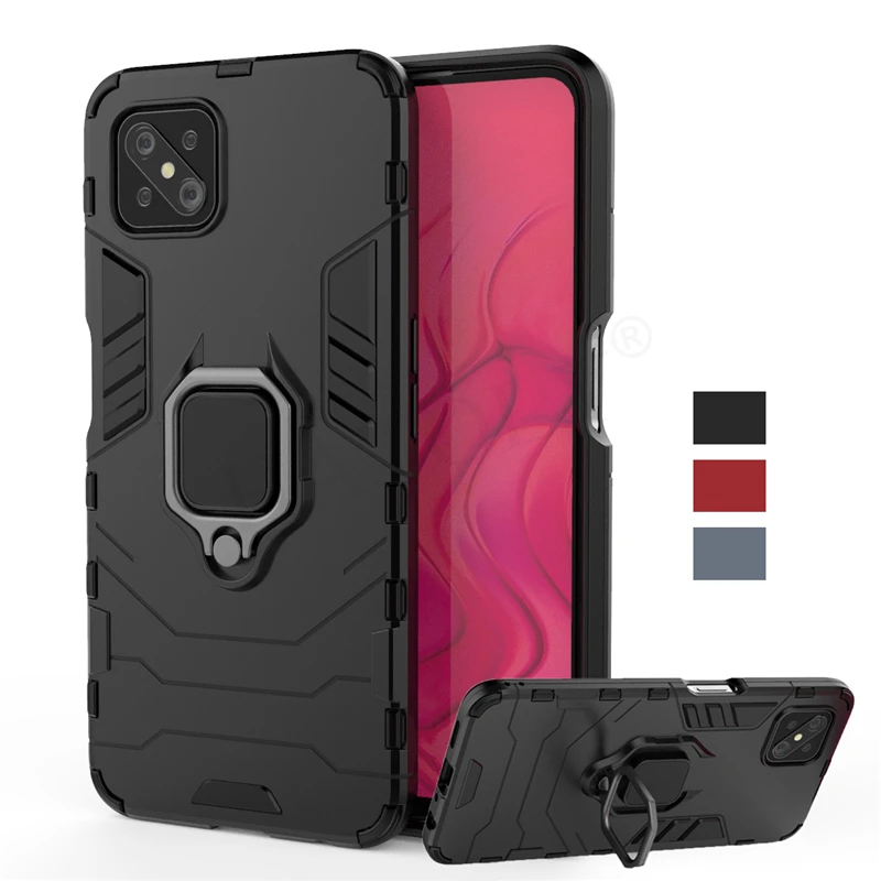 Чехол для Oppo A92s A92 s A72 A52 A12 A31 2020 TPU бампер магнитный держатель кольца силиконовый