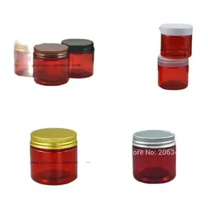 Image for 50G red plastic PET bottle/pot/jar with few color  