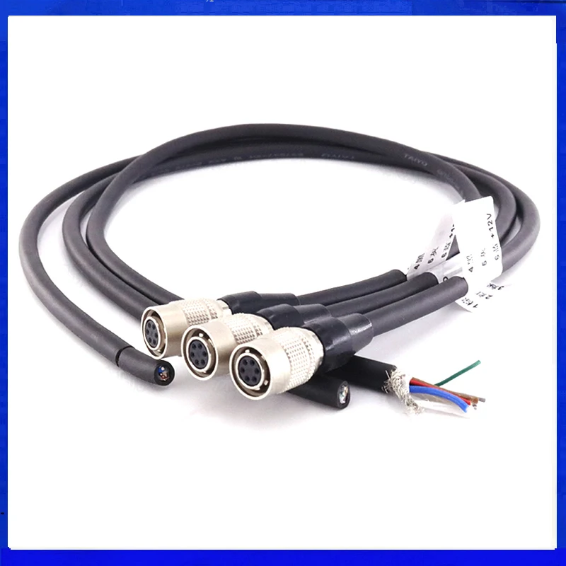 1 шт. high flex hirose 6 pin basler GIGE AVT SFCC-6S hr10a-7p-6s нормальный кабель женский hirose 6pin разъем объектив ПЗС-камеры кабель