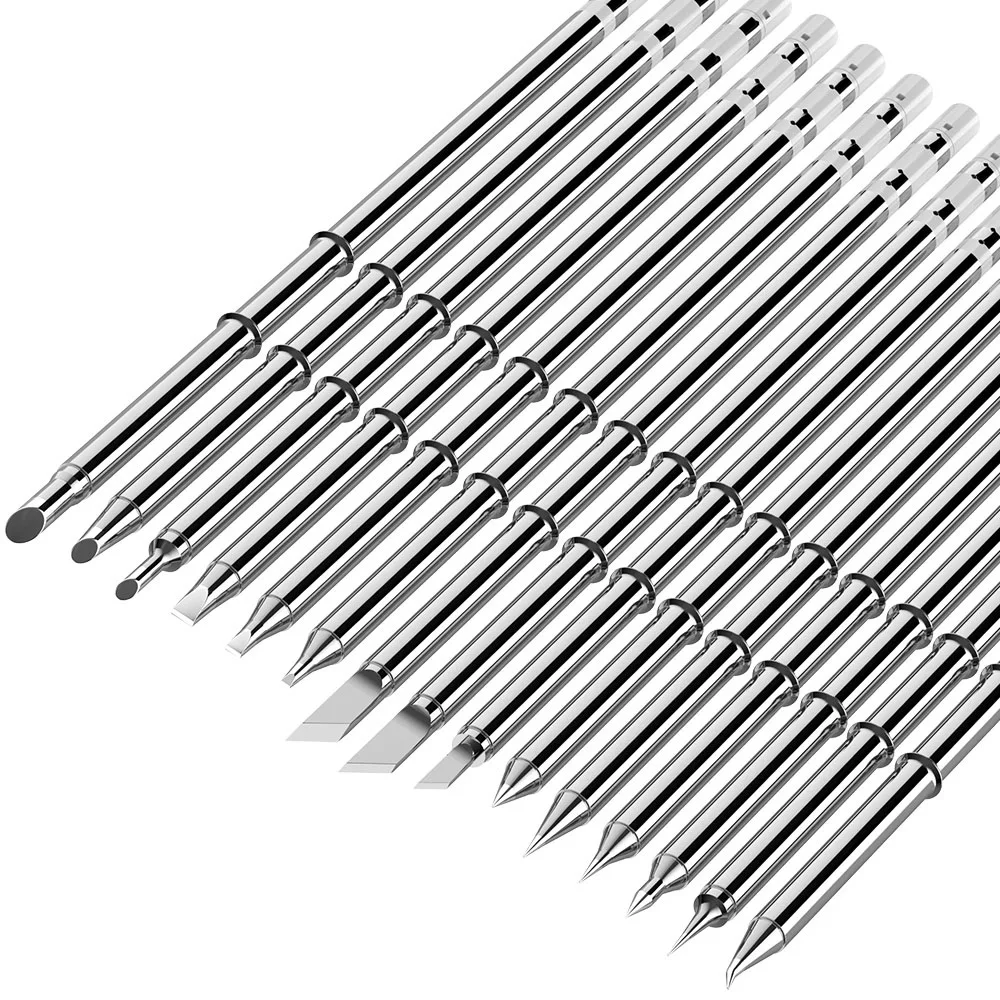 

Паяльное жало T12 T12-ILS T12-BL B2 D24 D16 JL02 нагревательное ядро сварочные инструменты головка Ponta de ferro de solda, 5 шт.