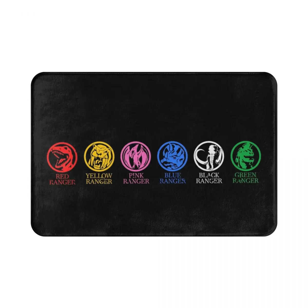 

6 Power Coins PR Names Polyester Doormat Rug carpet Mat Footpad Non-slip dustEntrance Kitchen Bedroom balcony Cartoon