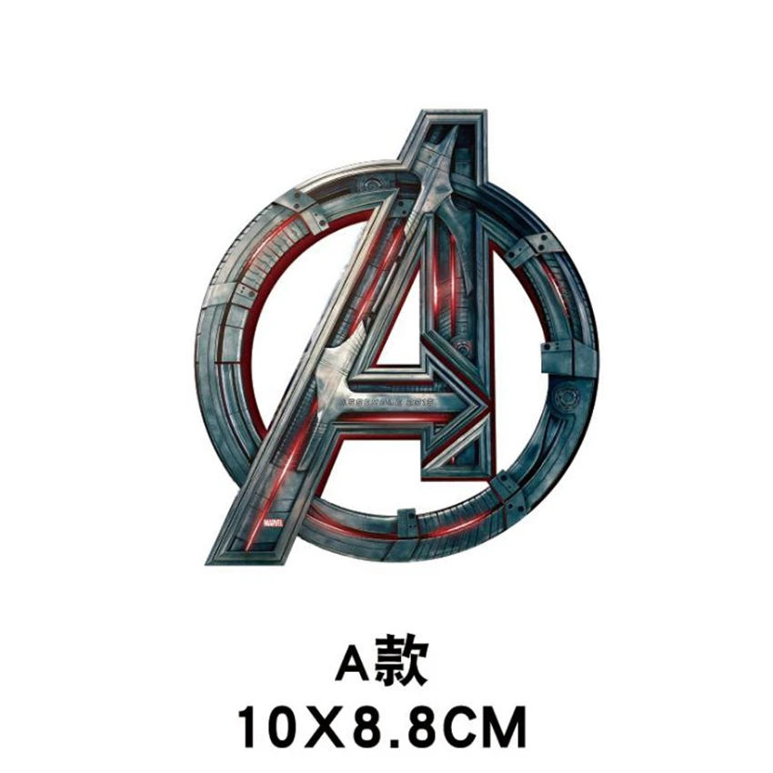 Marvel Мстители Логотип игрушка стикер водонепроницаемый для автомобиля ноутбук багаж гитара электроскутер наклейки игрушки для фанатов подарки
