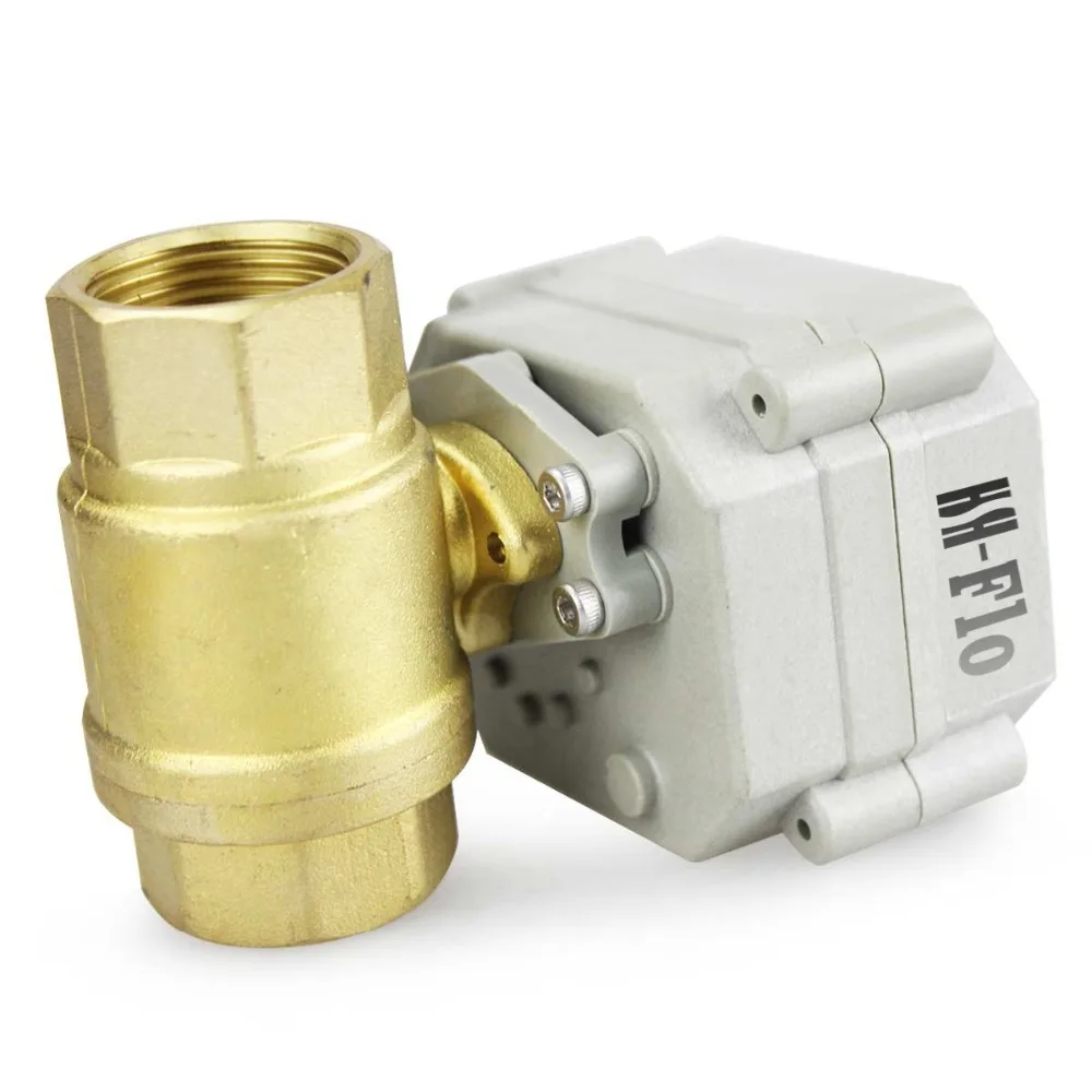 DC9 24V 1/2 ''пропорциональный регулирующий клапан 2 сторонний латунный DN15 шаровой