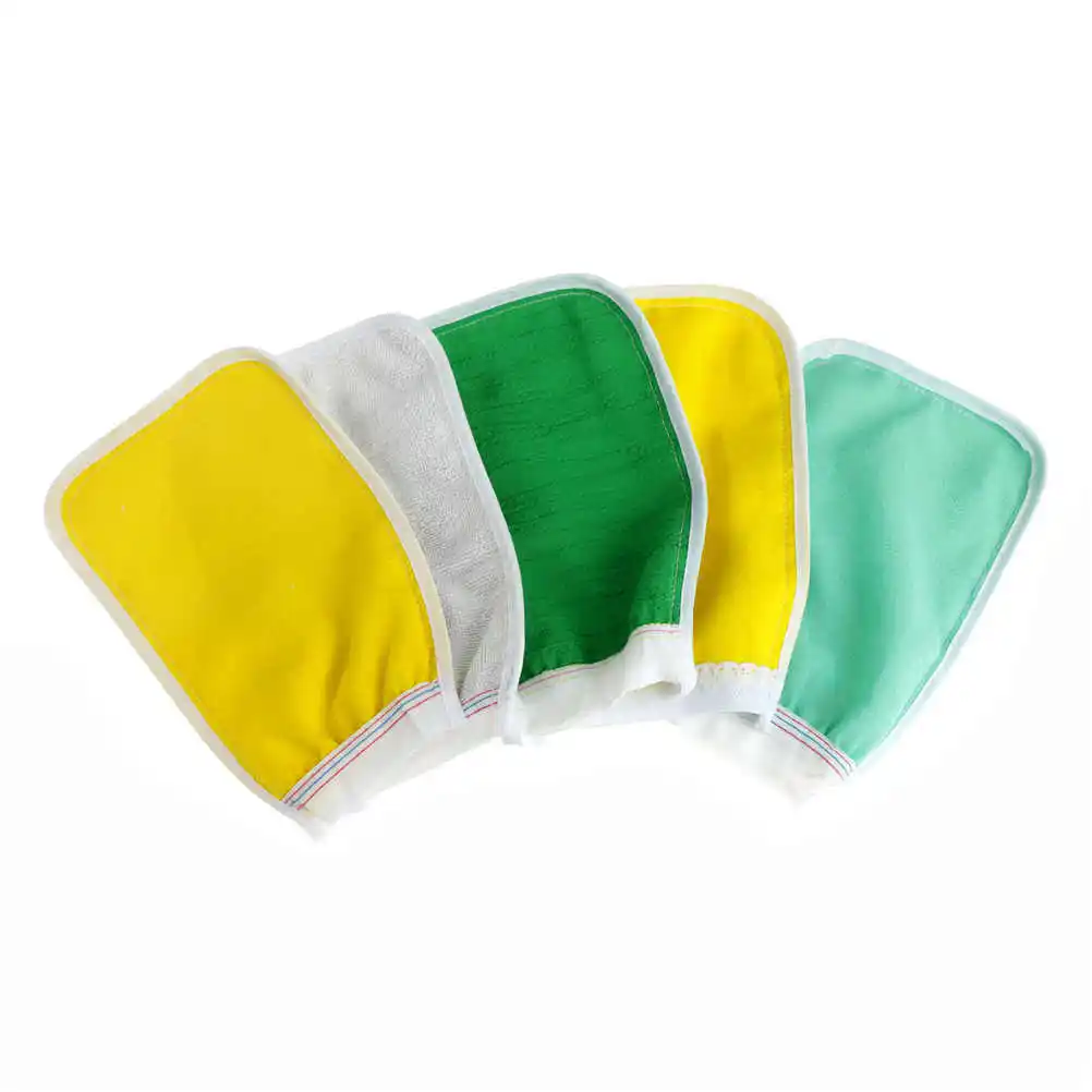 Массажный скруббер для душа отшелушивающее полотенце губчатое банные перчатки