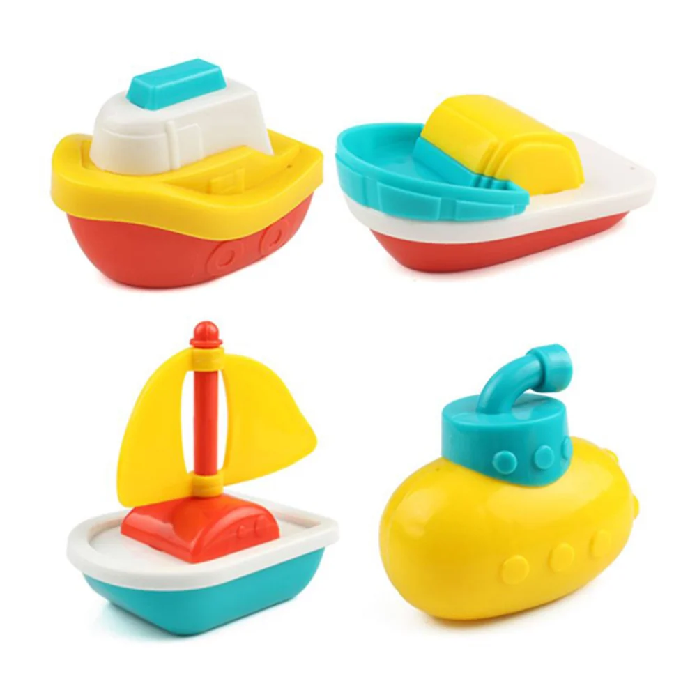 

8pcs Bath Toys Bathtime Floating Boat Ship Model for Toddlers Kids