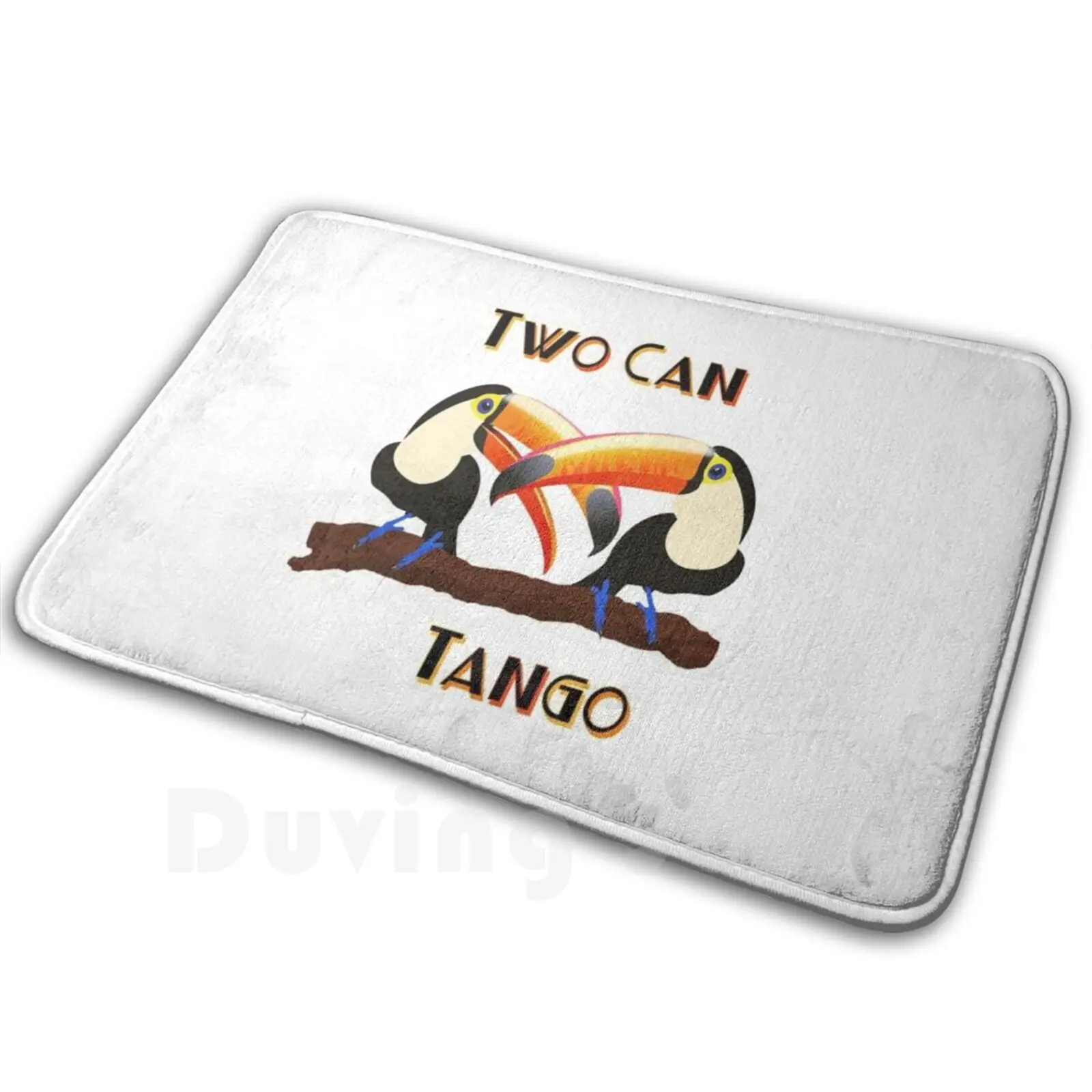 Коврик для танго Toucan коврик мягкий птицы разноцветный танцевальный Kuduu Cheeky