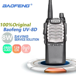 Портативная рация Baofeng UV-8D Talkie 8W 2800mAh Dual PTT UHF Ham UV8D, трансивер CB Radio Hunting UV 8D, коммуникационное оборудование