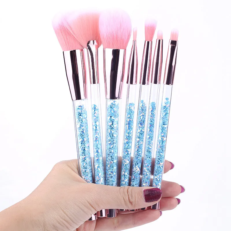 7/10 шт. кисти для макияжа инструменты смешивание Красота Косметика комплект лица