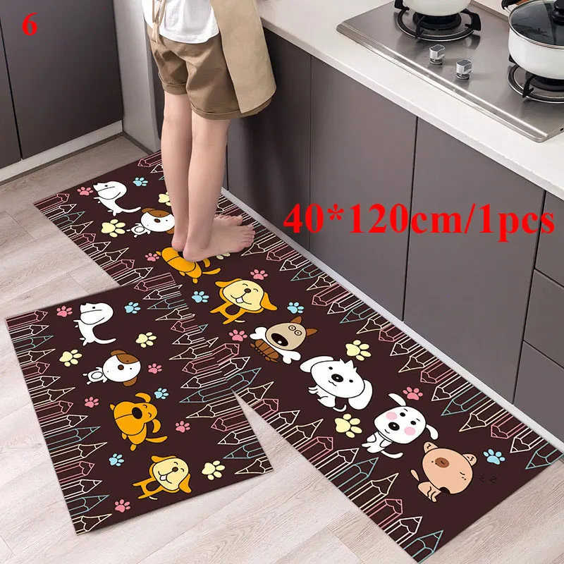

Anti-Slip Kitchen Mat For Floor Modern Bath Carpet Entrance Doormat Fashion Rectangular Absorbent Area Rugs Animal Bedroom Mats