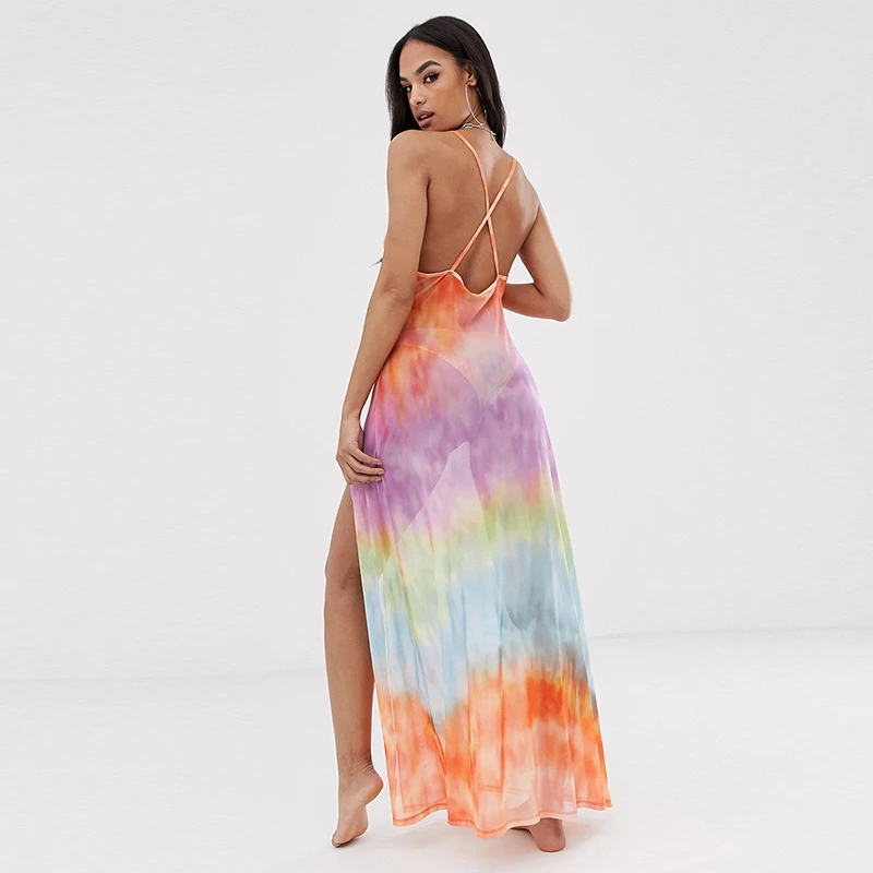HDY Haoduoyi 2019 Новая Мода Пляж Лето Дамы Повседневная Без Бретелек Спинки Sexy Bodycon