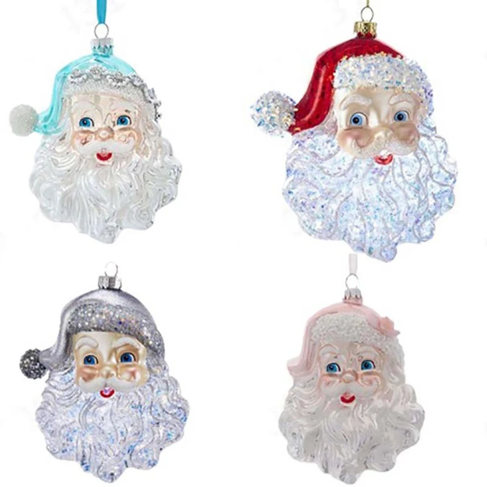 

New Year 2022 Santa Claus Christmas Ornament Hanging Pendants Survivor Xmas Tree Bell Christmas Decorations For Home Navidad