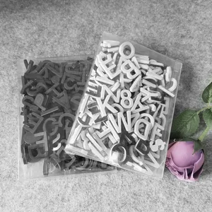 160 шт., наклейки на холодильник, буквы s, магнит 